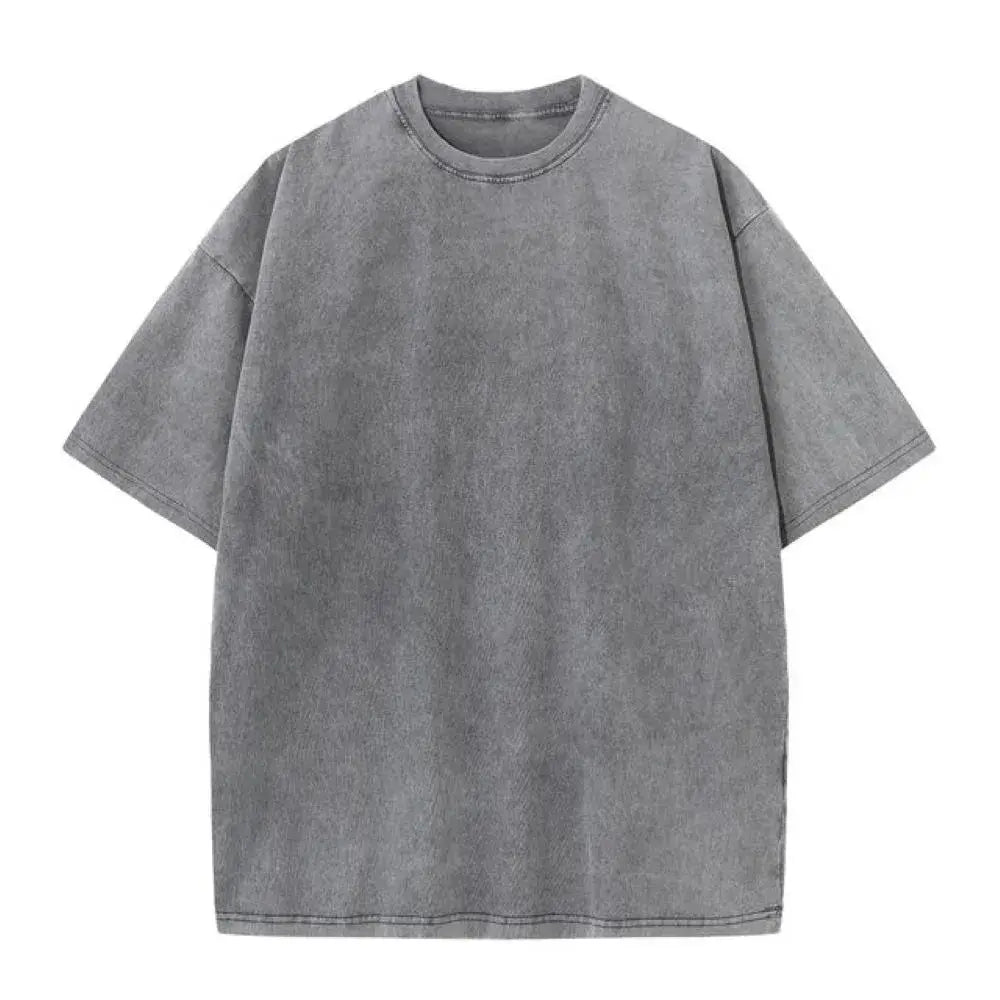 Cotton Retro T-Shirt Drop-Shoulder