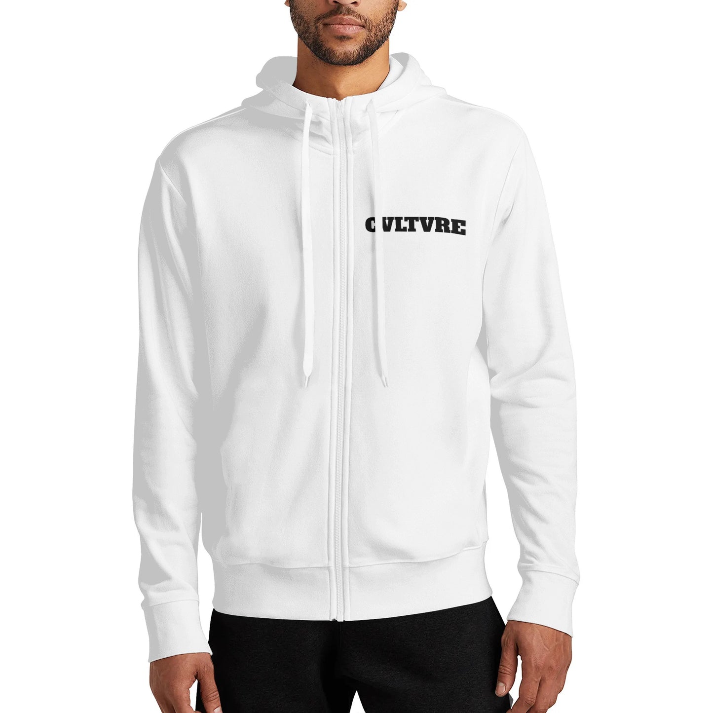 CVLTVRE Full Zip Turtleneck Hoodie