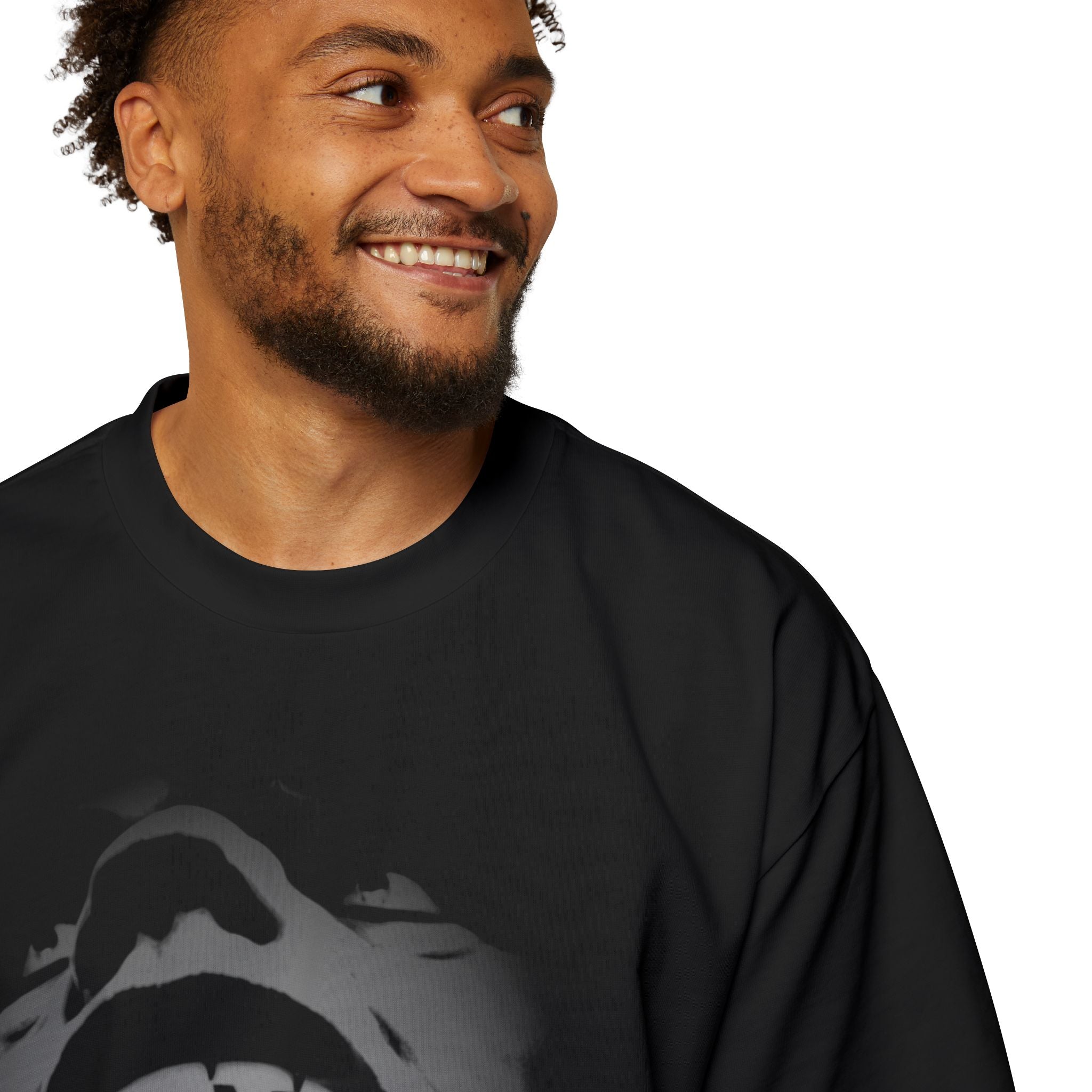 DEMONS ARE REAL Men's Heavy Oversized Tee