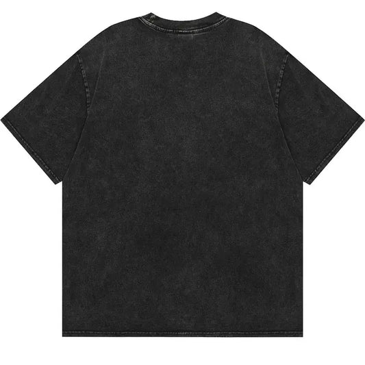 Summer Men's Washed T-shirt