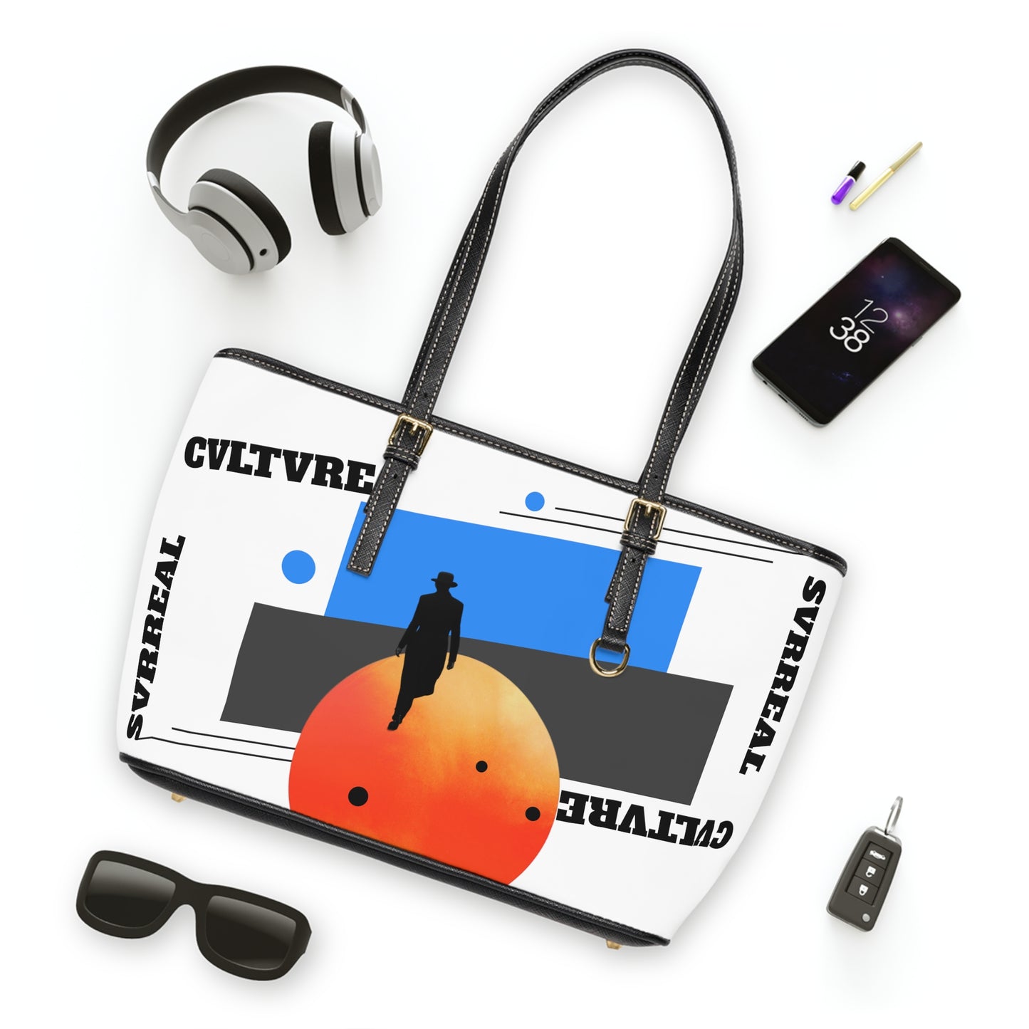 SVRREAL CVLTVRE PU Leather Shoulder Bag