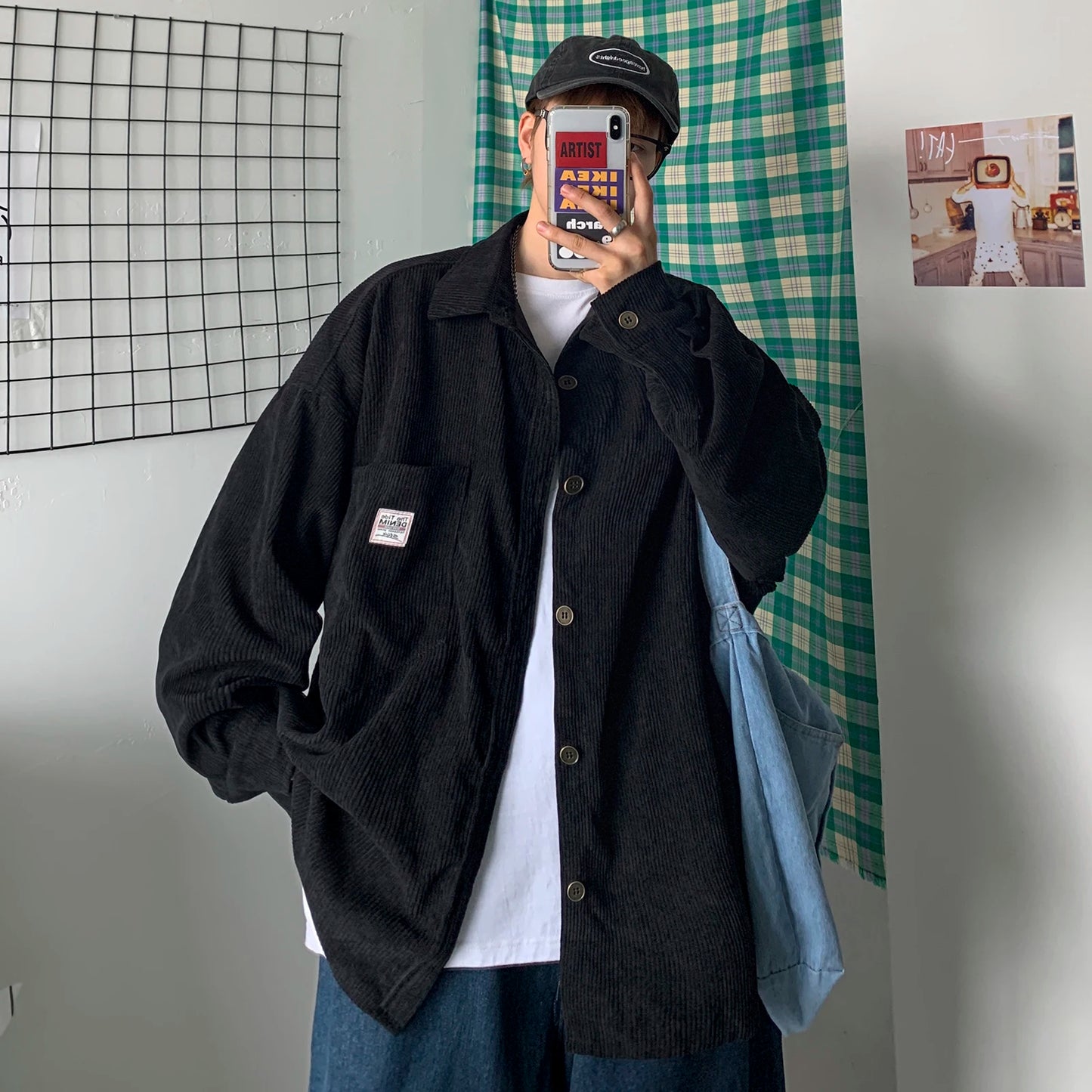 Corduroy Men Shirts