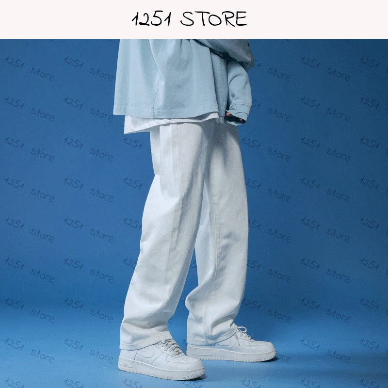 CVLTVRE White Wide Jeans